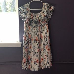 Flower print dress